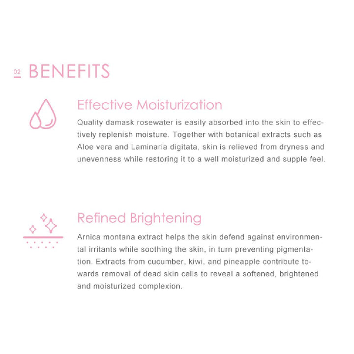 -Damask Rose Facial Mask, Softening and Brightening Collagen Essence Face Sheet Mask for Natural Look(8 Combo Pack)