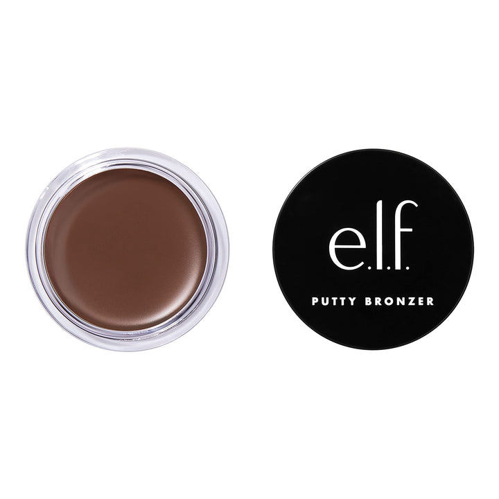 Putty Bronzer, Creamy & Highly Pigmented Formula, Creates a Long-Lasting Bronzed Glow, Infused with Argan Oil & Vitamin E, Beach, Please!, 0.35 Oz