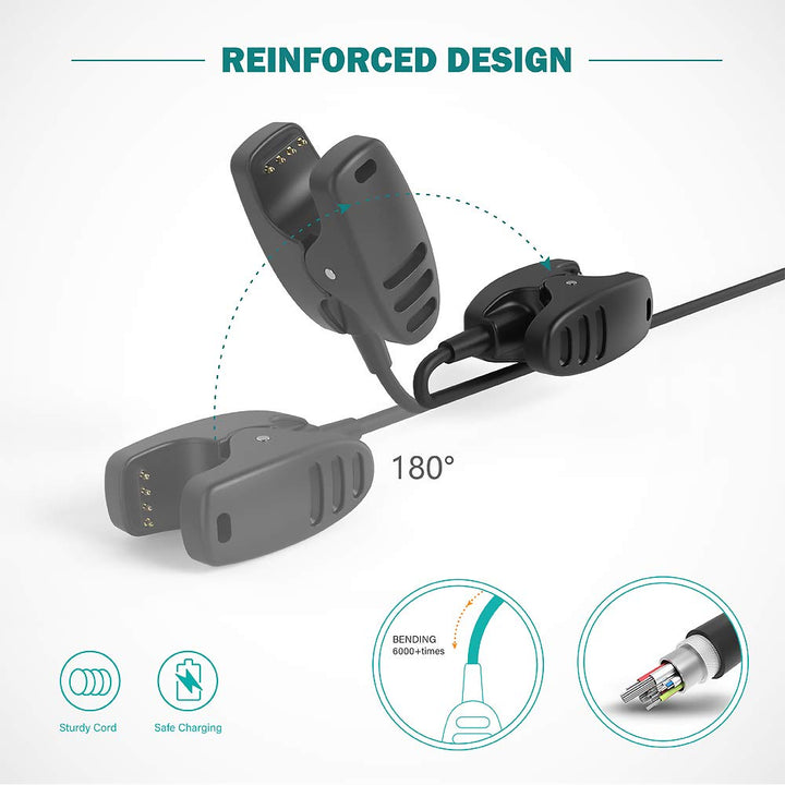 Charger Compatible with Suunto 3 Fitness,Suunto 5, Traverse, Kailash, Spartan Trainer, Ambit 1 2 3 - USB Charging Cable 100cm - Smartwatch Accessories