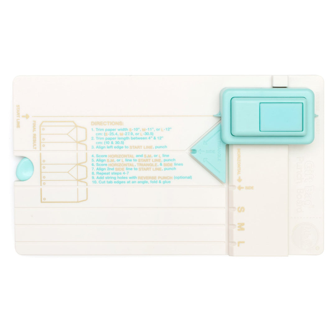 Gift Bag Punch Board, Punches Papers Hole Punches Paper Punches Paper Craft Supplies Punches for Crafting Paper Punches for Card Making Punch and Score Board