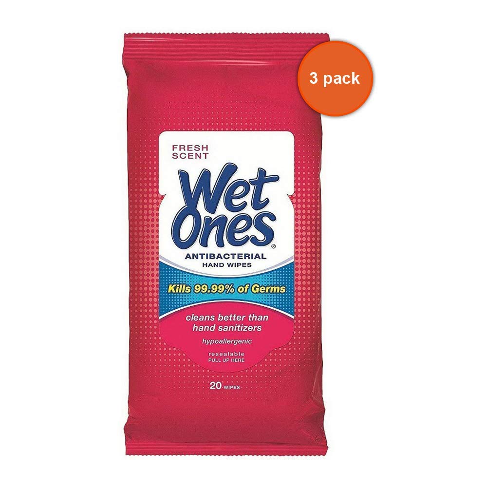 20CT Wipes - Pack of 3