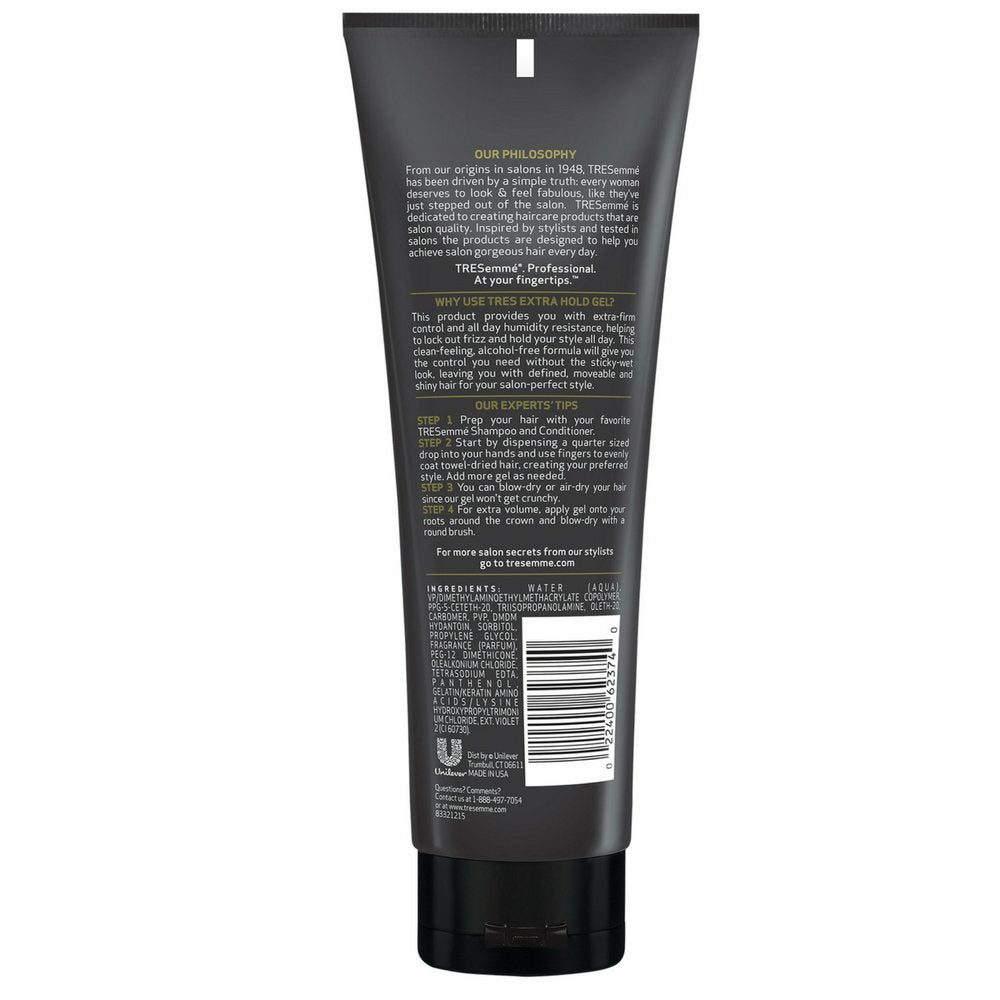 TRES Two Hair Gel Extra Hold 9 oz (Pack of 2)