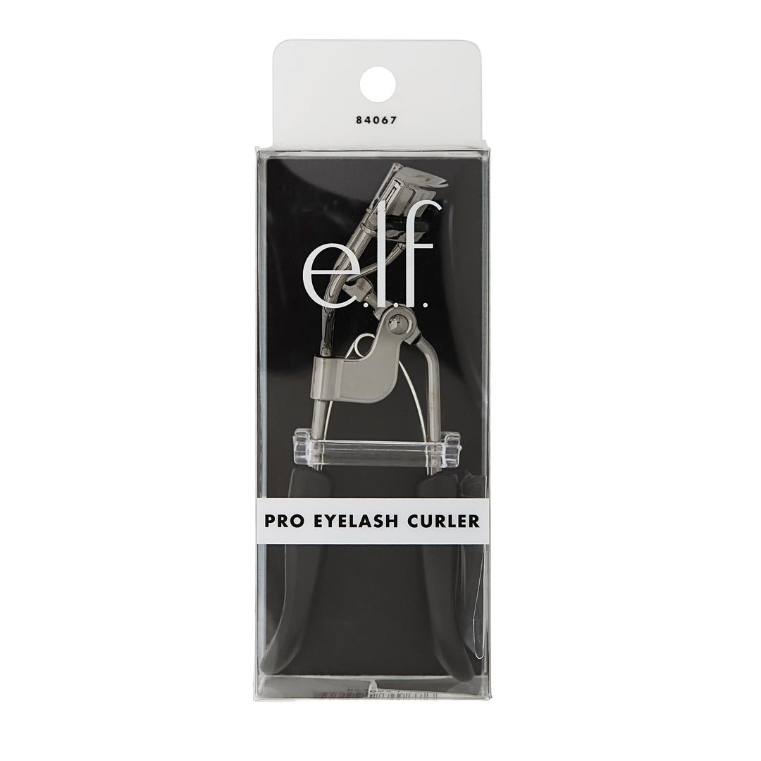 Pro Eyelash Curler, Strong, Contoured, Eye-Opening, Voluminous Lashes, Includes Additional Rubber Replacement Pad, Silver