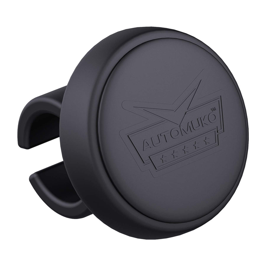 Steering Wheel Spinner, Silicone Power Handle, Steering Wheel knob, Easy Installation No Tools Required (Black)