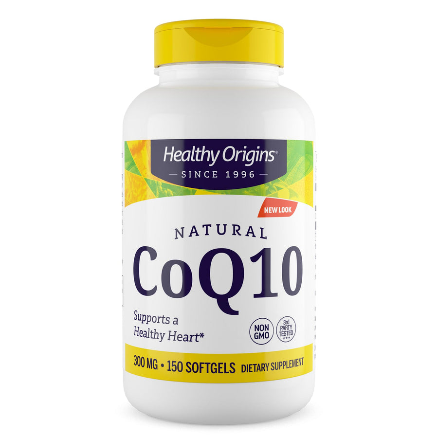 CoQ10 (Kaneka Q10), 300 mg - Heart Health & Energy Supplement - Gluten-Free & Non-GMO Supplements - 150 Softgels