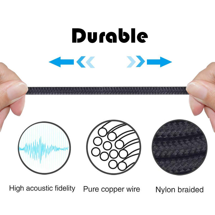 3.5mm to 2.5mm Male Audio Cable for Bose Noise Canceling 700, QC35, QC35ii, oe2, oe2i Headphones, Remote Volume Control Mic for Samsung Galaxy Xiaomi Huawei Android Phone(Gray)
