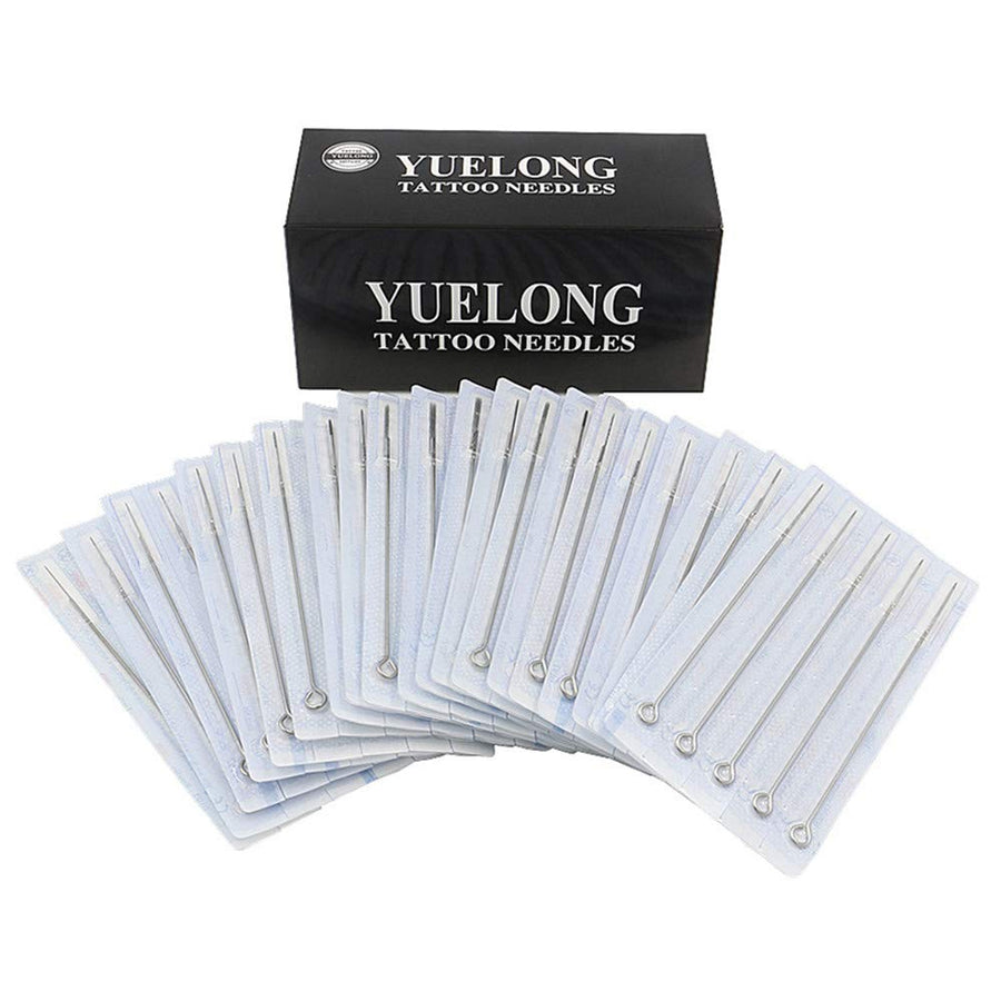 Tattoo Needles - 100pcs Mixed Tattoo Guns Needles 3rl 5rl 7rl 9rl 11rl Round Liner Needles Used For Tattoo Machine Tattoo Kit Tattoo Supplies(100pcs #10 Bugpin RL)