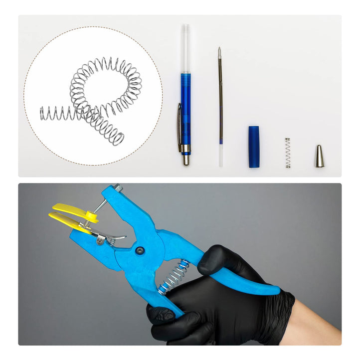 Compression Springs (1.5x10mm OD,305mm Free Length) 304 Stainless Steel Extension Spring - for Shop Home Repairs, DIY Projects, Silver Tone