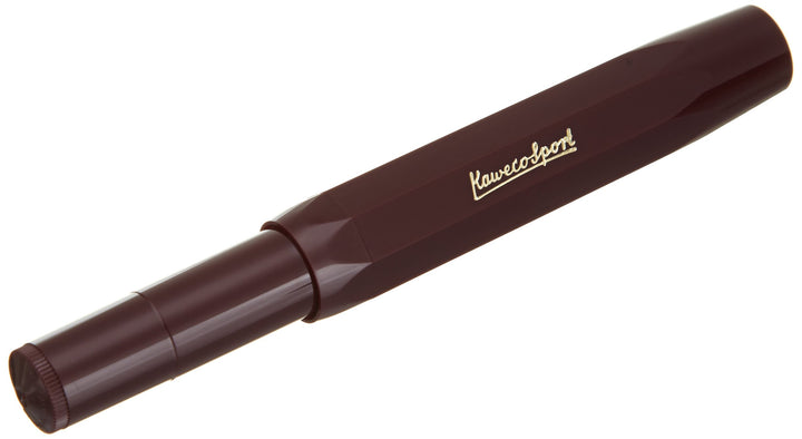 CLASSIC SPORT Fountain Pen Bordeaux with 23 Carat Gold-Plated Steel Nib and Iridium Tip for Ink Cartridges I Sport Fountain Pen 13 cm I Nib: F (Fine)