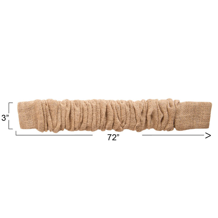 Cream Chandelier Cord Cover, Bleached Jute, 6'