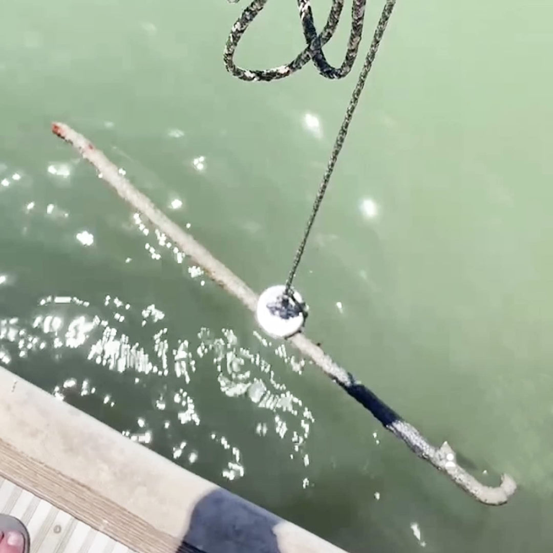 Fishing Magnet with 65FT Rope and Gloves. 680lbs Pulling Force Magnet Fishing Kit with Neodymium Rare Earth Magnet Heavy Duty for Retrieval and Salvage Underwater.