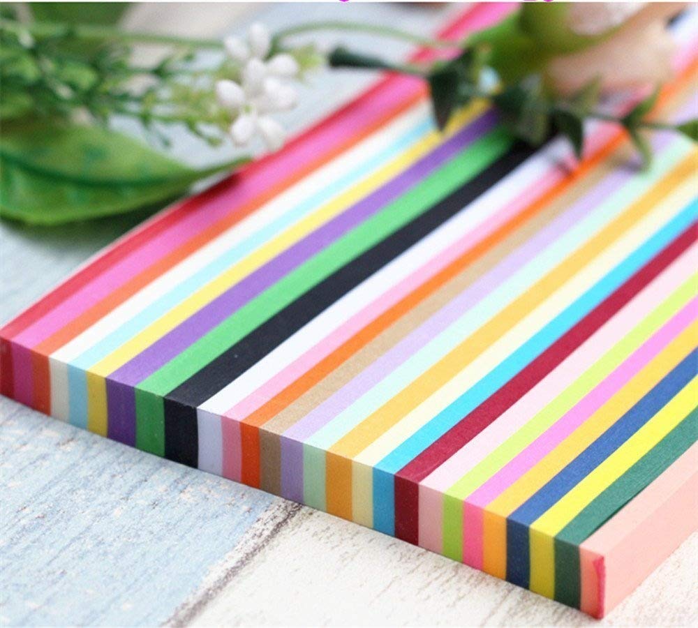 1350 Sheets Origami Stars Papers,Aierliusa Origami Star Paper Strip Package, Origami Paper Stars, 27 Colors, 1350 Stripes (1350 Sheets)