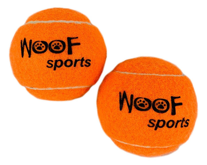 Dog Tennis Balls 12 Orange Tennis Balls for Dogs. Easy to Find! Includes Carrying Bag. Medium Size. Fits Standard Ball Launchers