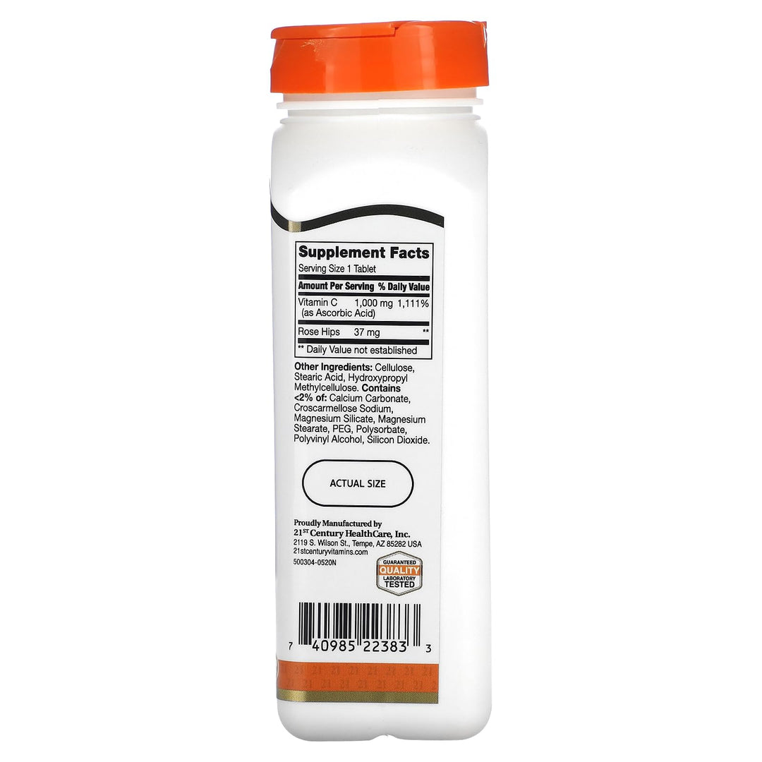 Natural C 1000 with Rose HIPS Caplets, 110 Count (22383)