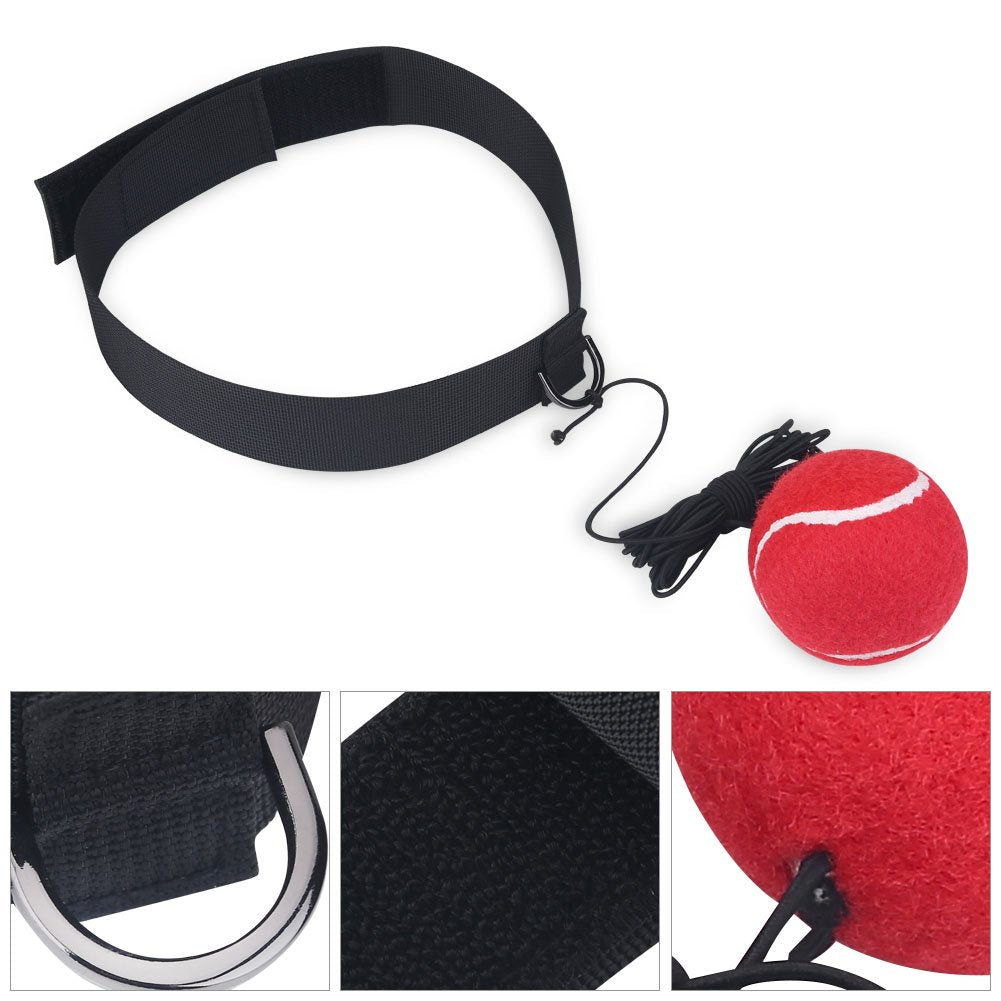Boxing Reflex Ball, Boxing Fight Reflex Ball with Headband, Boxing Training Punching Ball Equipment to Improve Speed