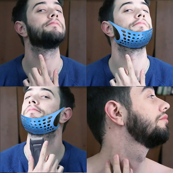 Beard Shaper Neckline Guide Beard Shaping Tool, Mustache Shaver