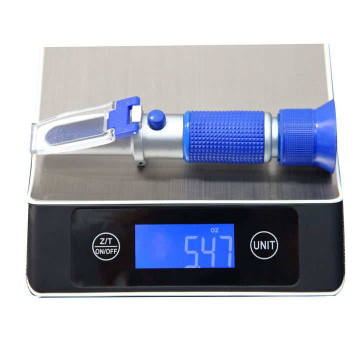 Hand Held DEF AdBlue Refractometer Tester for Urea Concentration in Diesel Exhaust Fluid Aqueous Urea Solution with ATC Automatic Temperature Compensation Measuring Range 0-40% (Copper) 001