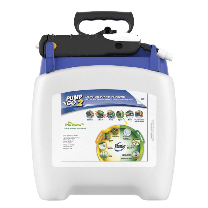Weed and Grass Killer4 with Pump 'N Go 2 Sprayer, Use in and Around Flower Beds, Trees & More, 1.33 gal.