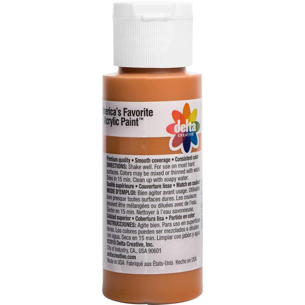 Ceramcoat Acrylic Paint in Assorted Colors (2 oz), 2071, Terra Cotta
