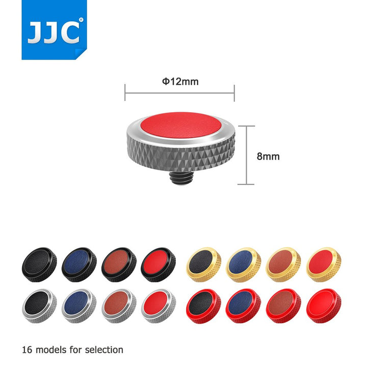 Compatible Soft Shutter Release Button Cap for Fuji Fujifilm X-M5 XM5 X100VI XT5 X-T30 II XT30 XT3 X100F X-Pro2 X-Pro1 X-T2 X-E3 X-E2S X-T20 X-T10 X100T for Sony RX10 IV III II,RX1RII,RX1,RX1/GR Red