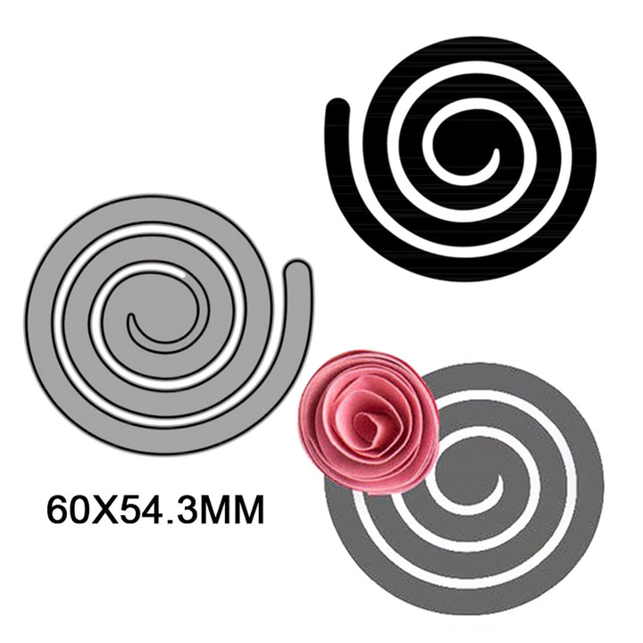 24 Pcs Flowers 3D Layering Rose Metal Cutting Dies Set DIY Die-cuts Embossing Scrapbooking Stencils DIY Craft Card Template Gift Cardmaking Handmade Greetings Card Art Decoration