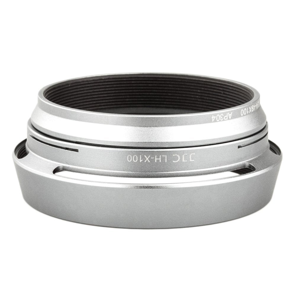 LH-JX100 Silver Metal Lens Hood Adapter Ring for Fujifilm X70 X100 X100S X100T Replaces FUJIFILM AR-X100 Adapter Ring