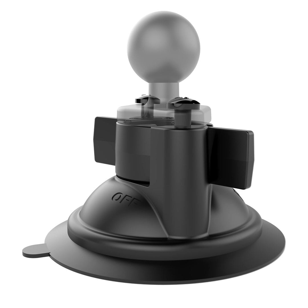 RAM Mounts Twist-Lock Suction Cup Base RAP-224-1U Compatible with RAM B Size 1 Ball Components