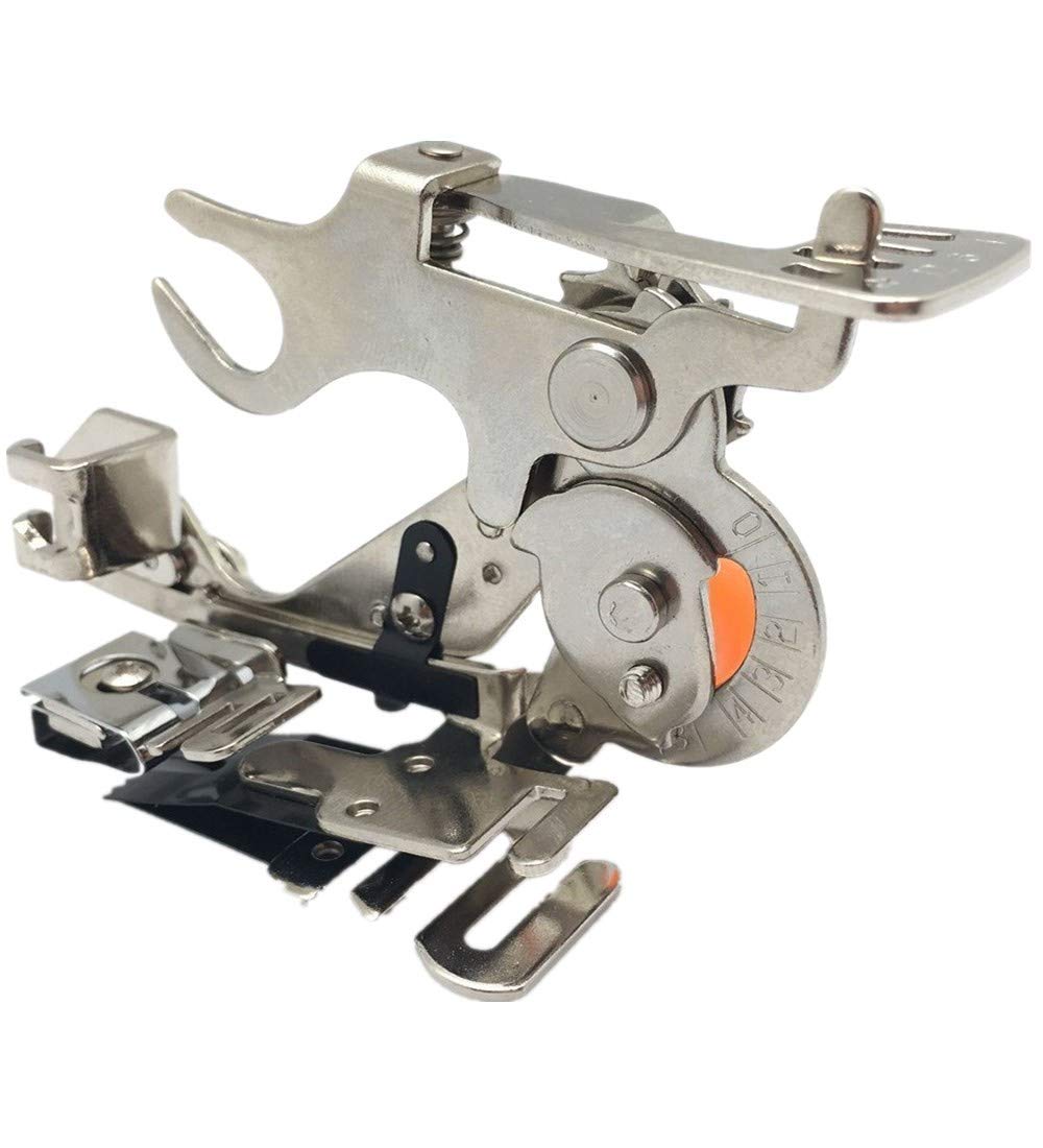 1 pcs Ruffler Sewing Machine Attachment Presser Foot for Low-Shank Brother, Singer, Babylock, New Home, Kenmore,Janome,White, Juki, Simplicity Sewing Machines