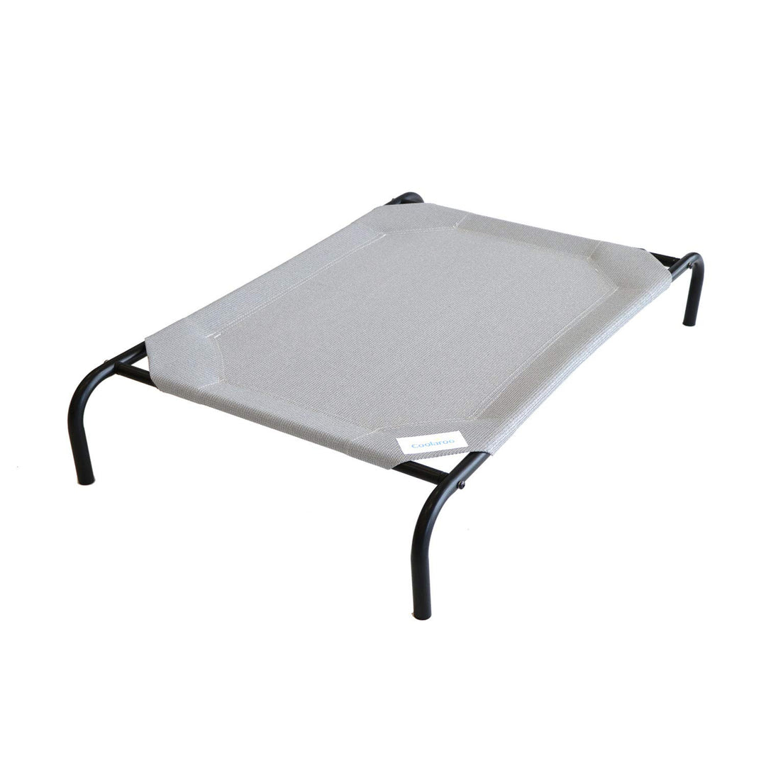 COOLAROO The Original Cooling Elevated Dog Bed, Indoor and Outdoor, Large, Grey
