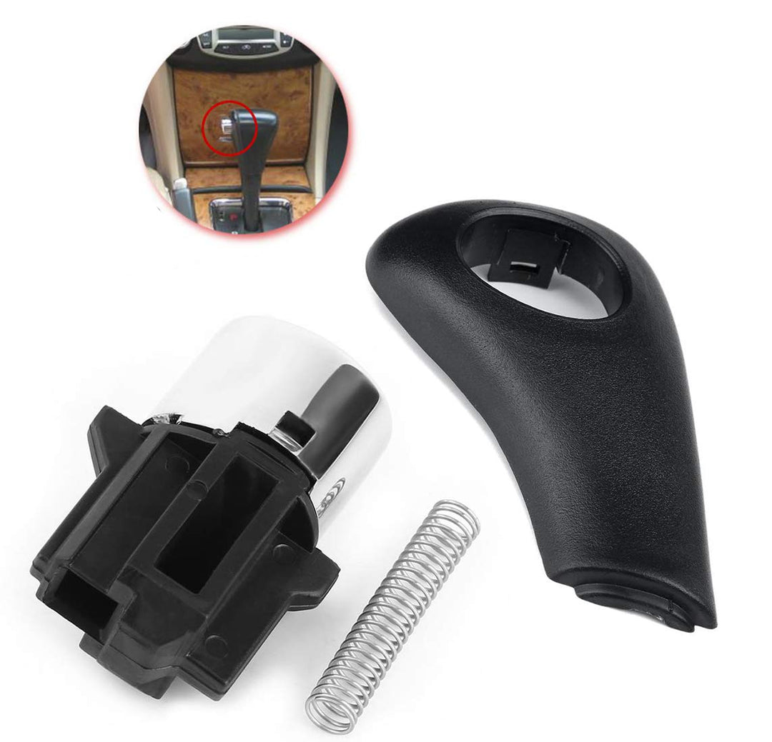 54132-SDA-A81 Shifter Shift Button Knob Repair Kit + 54141-SDA-A81 Shift Knob Side Plate for 2003-2006 Honda Accord