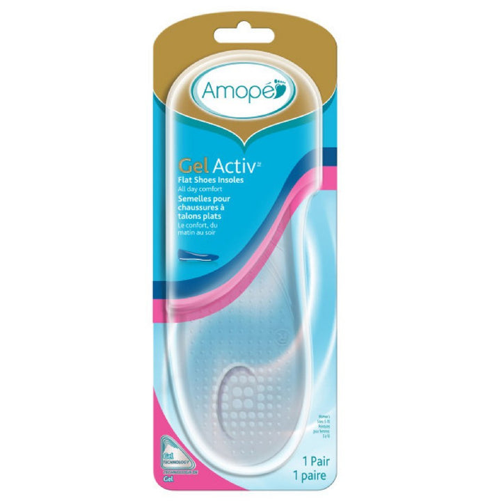 Gel Activ Flat Shoes Insoles, 2 Count (Pack of 1)