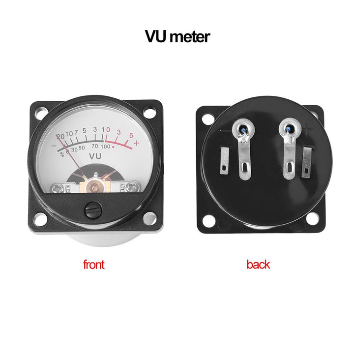 2Pcs VU Meter Warm Back Light Recording + Audio Level Amp with Driver Board Support Two Level Meter Backlight Power Supply Support Two Level Meter Backlight Power Supply