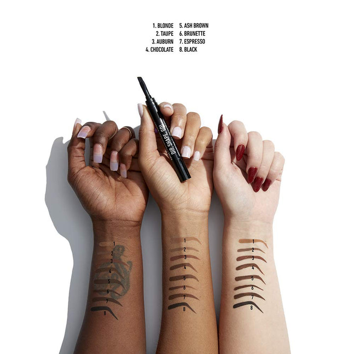 PROFESSIONAL MAKEUP Dip, Shape, Go! Longwear Eyebrow Kit - Auburn