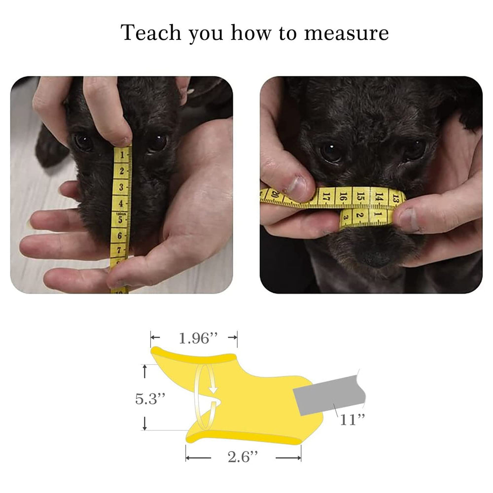 Dog Muzzle for Small Dog Soft Muzzle to Prevent Biting Barking and Chewing, Reflective MeshBreathable Dog Mussel