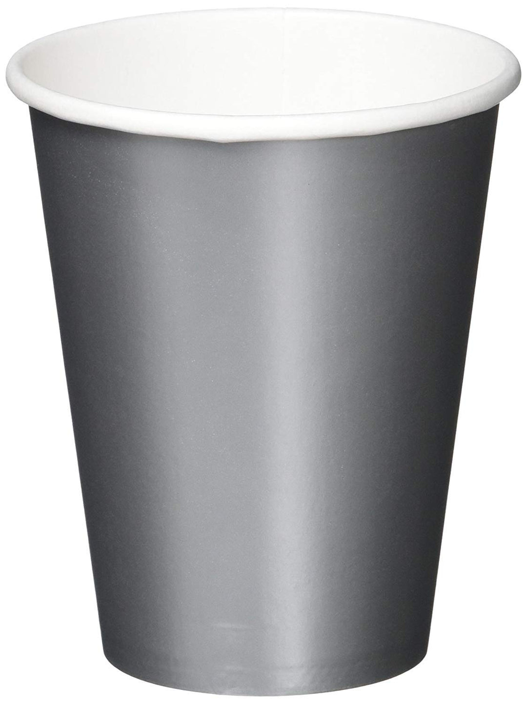 Party Ready Disposable Paper Cups Tableware, Silver, Paper, 9 Ounces, Pack of 20