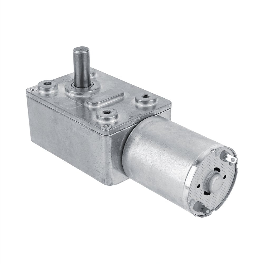 Worm Gear Motor Mini Turbine Worm High Turbine Worm Reduction Motor DC 12V 2 RPM for DIY Project