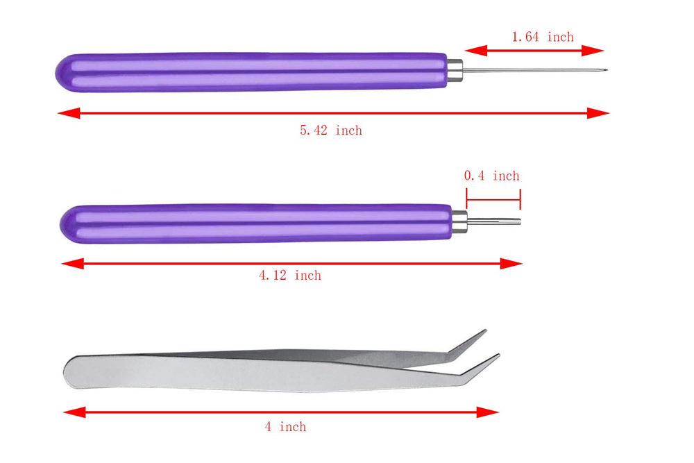 3 Pcs Quilling Tools Set Metal Slotted Tool Needle Tweezers Rolling Curling Kit Multifunctional Pen for DIY Cardmaking Craft Art Project Paper Handmade Accessories