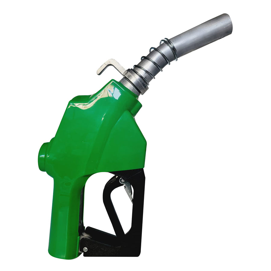 1 Inch NPT Automatic Heavy Duty Fuel Nozzle Auto Shut-Off Aluminum Alloy Diesel Petrol Fueling Nozzle With Three Notch Hold Open Clip The Max Flow Rate 32 GPM (Hook)
