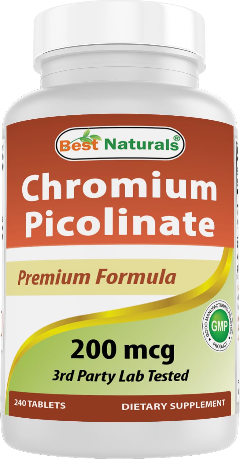 Chromium Picolinate Tablet, 200 mcg, 240 Count
