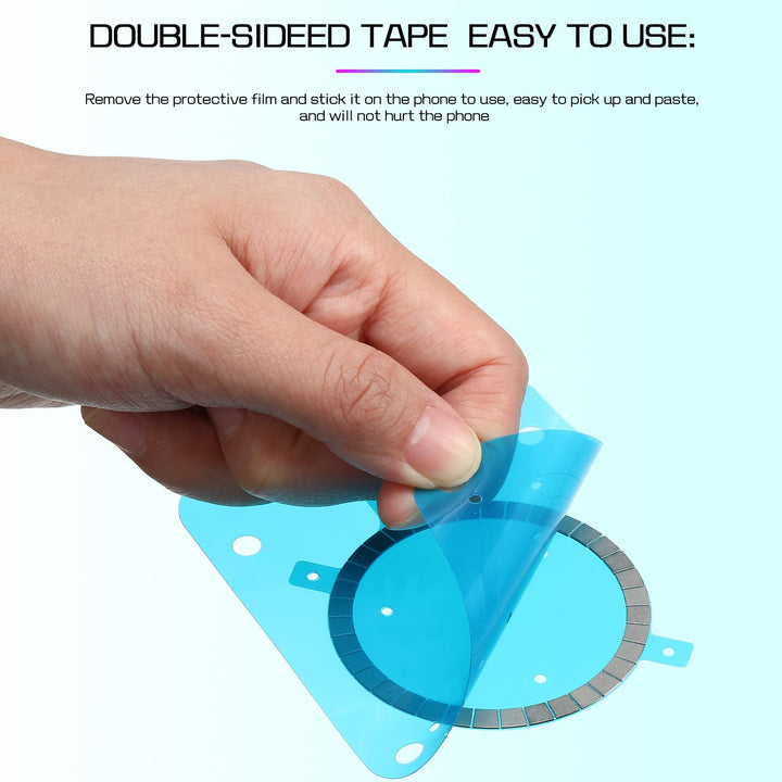 3 Pieces Magnet Sticker Circle Magnetic Ring Sticker Wireless Charging Phone Case Compatible with iPhone 12 Pro Max 12 Mini 11 Xs Xr 8 Mobile Phone Case