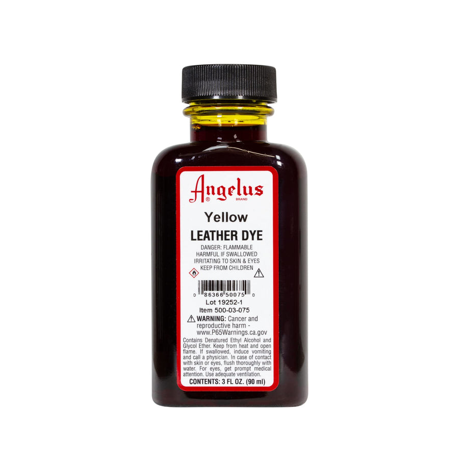 Leather Dye, 3 oz, Yellow 3 Fl Oz