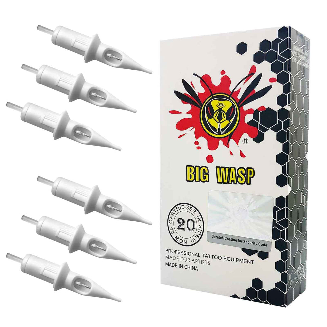 35/07RS : Professional 7RS Disposable Tattoo Needle Cartridge 7 Round Shader 20Pcs