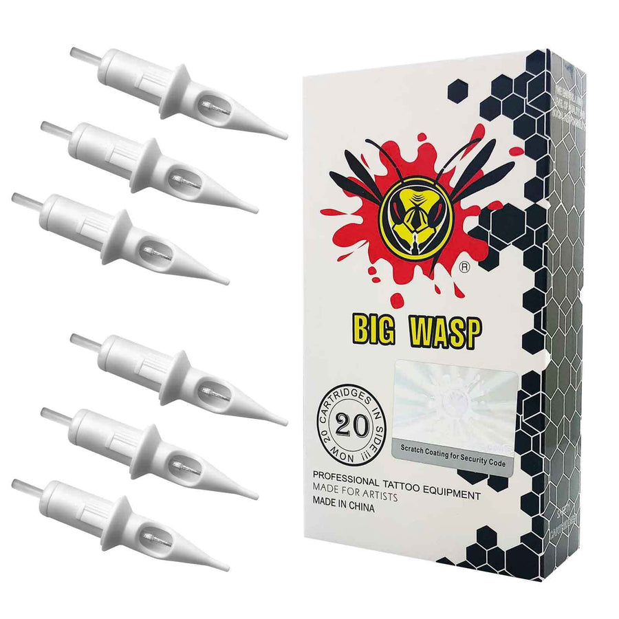 35/07RS : Professional 7RS Disposable Tattoo Needle Cartridge 7 Round Shader 20Pcs