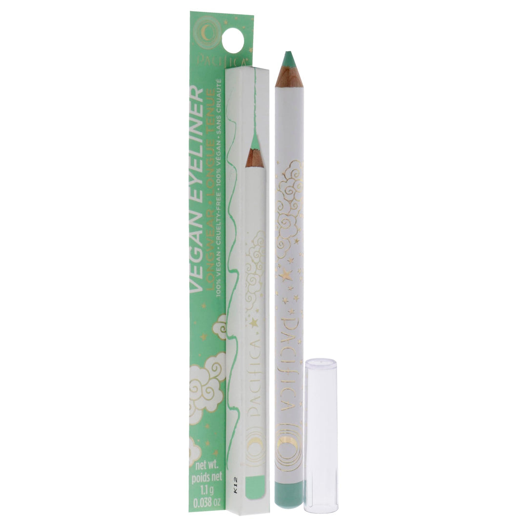 Beauty, Longwear Pastel Green Eyeliner Pencil, Mint, Pigmented Vibrant Color, Vitamin E + Coconut Oil, No-Skip Formula, Graphic Liner, Vegan & Cruelty Free
