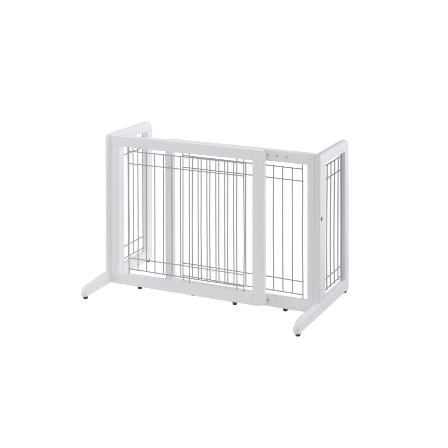 Freestanding Pet Gate, Small, Origami White