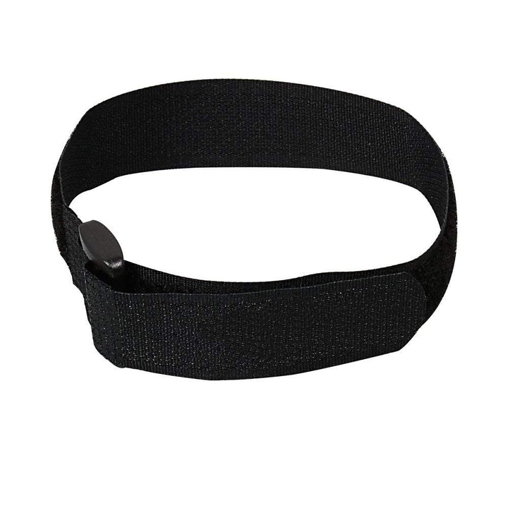 Hook and Loop Cinch Straps Adjustable and Reusable - 10 Pack (18 x 1, Black)
