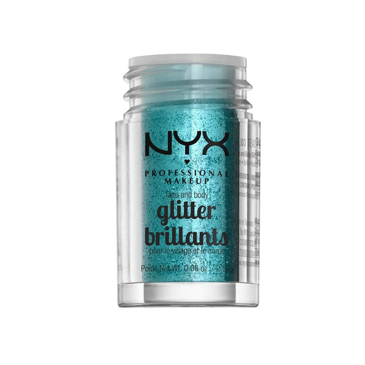 PROFESSIONAL MAKEUP Face & Body Glitter, Teal