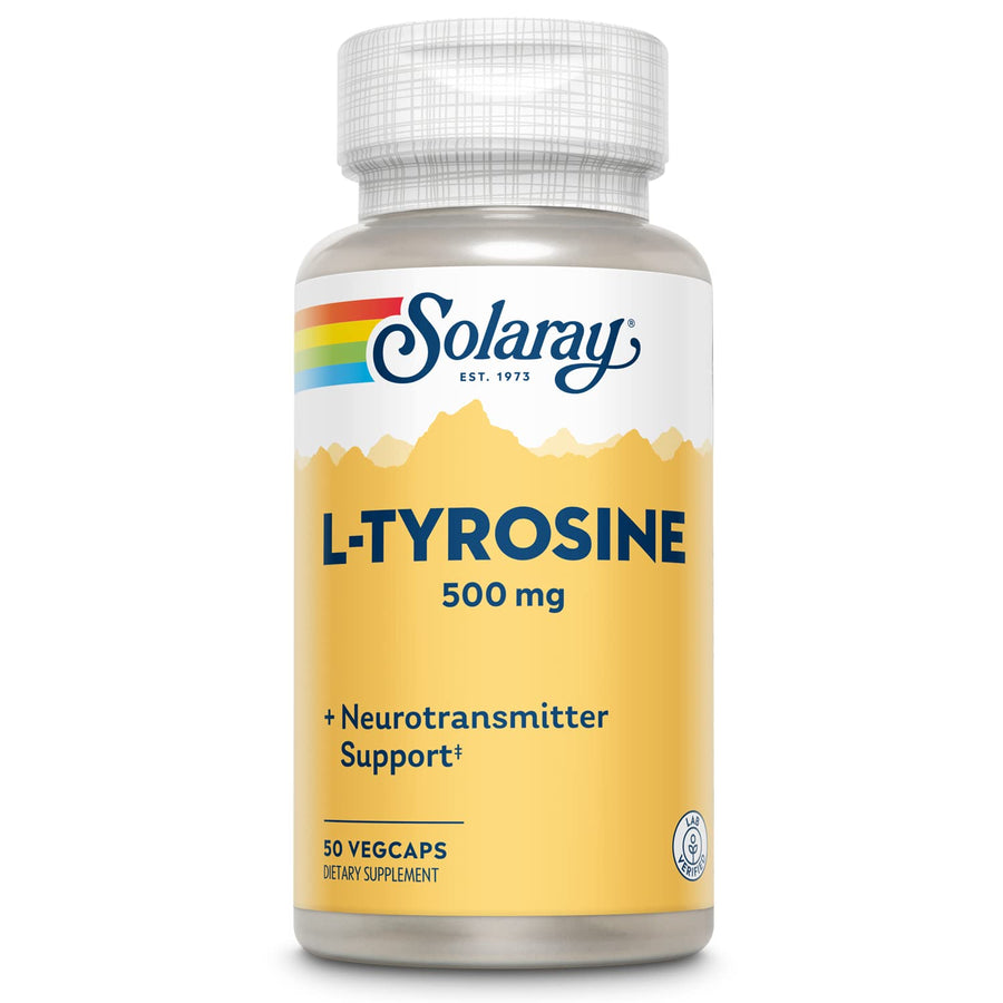 L-Tyrosine Veg Cap (Btl-Plastic) 500mg | 50ct