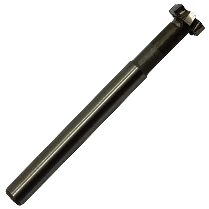 HSS-AL T Slot End Mill Milling Cutter, High-Speed Steel Woodruff Keyseat Cutter, Half Round Keyway Milling Cutter, Straight Shank, 6 Flutes, 10mm x 3mm x 60mm