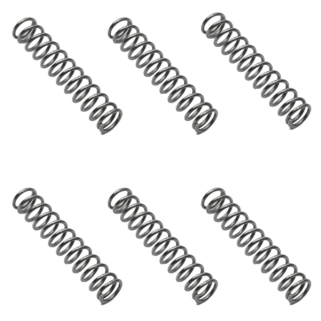 Compressed Spring,Spring Steel Small Coiled Extension Spring for Ball Pen Wire Dia 1mm OD 8mm Length 40mm 20Pcs